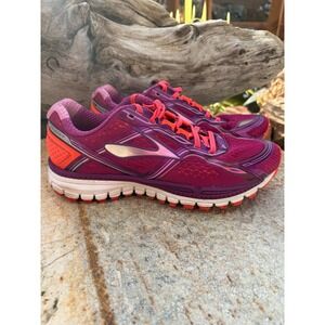 Brooks Ghost 8 Womens Running Shoes Purple Pink Orange 1201931B563 Size 7.5 B